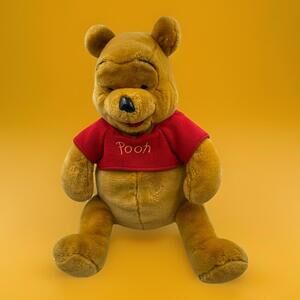 Vintage Walt Disney Winnie World the Pooh Bear Plush Stuffed Animal See Pictures